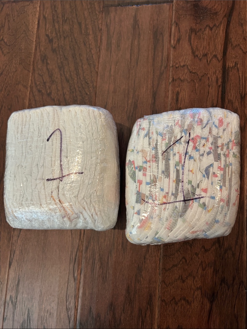 Unknown Brands size 1 diapers- Pack of 2 total 40 diapers